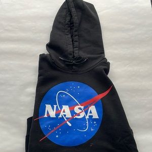 NASA Jet Black Vintage Hoodie from Bowery Supply CO.